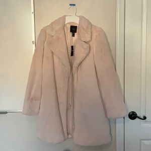 Light Pink Fur Coat